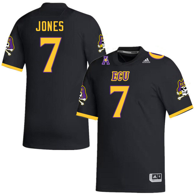 East Carolina Pirates #7 Zay Jones College Football Jerseys,Uniforms-Black
